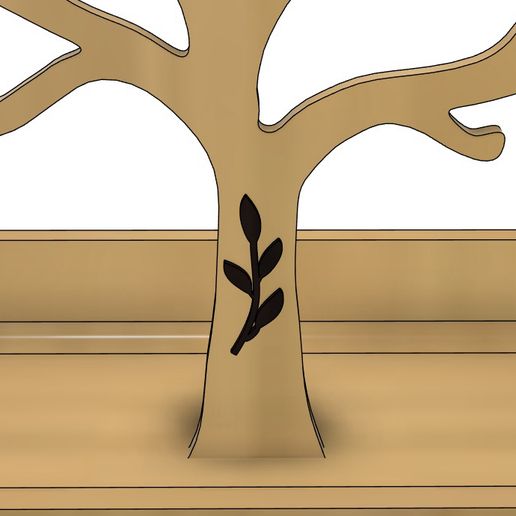 🔑 3D Printable Tree-Shaped Organizer – Key Holder & Sunglasses Stand ...