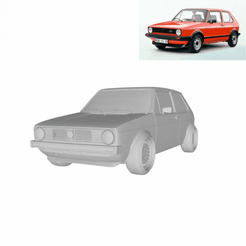 Diseño-sin-título.gif Fichier STL Volkswagen Golf GTI 1982・Objet pour imprimante 3D à télécharger