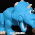 Cute-Triceratops-Video.gif Cute Triceratops (Easy print and Easy Assembly)
