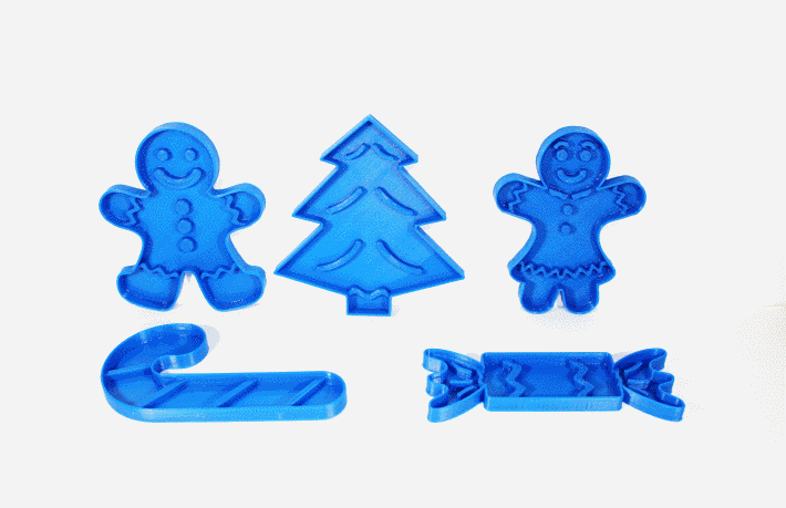 Animation.gif Descargar archivo Hombre de jengibre (árbol de Navidad, chica, caramelos. Paquete de Navidad) • Diseño para imprimir en 3D, safonovoa