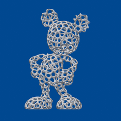 Mickey-Mouse.gif STL-Datei MIKKEY MOUSE herunterladen • 3D-Drucker-Vorlage, fun3dcreative