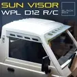 0.gif WPL D12 Sunvisor and side Window protection