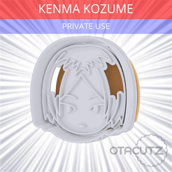 Kenma-Kozume~PRIVATE_USE_CULTS3D@OTACUTZ.gif Free STL file Kenma Kozume Cookie Cutter / Haikyuu!!・3D printing idea to download