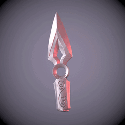 Knife.gif STL-Datei Jett's Messer - Valorant・Vorlage für 3D-Druck zum herunterladen, GV_3D