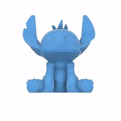 ezgif.com-optimize.gif STL file Cute Stitch Supportless - Easy print・Model to download and 3D print