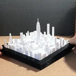 Ni Fichier STL EMPIRE STATE BUILDING - NEW YORK CITY・Modèle à télécharger et à imprimer en 3D