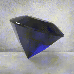 Keyshot-Animation.gif Archivo 3MF gratis Diamante / Diamond / Diamant・Modelo para descargar y imprimir en 3D, Mihael