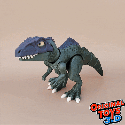Giganotosaurus Articulated/Flexi - 3D model önizlemesi