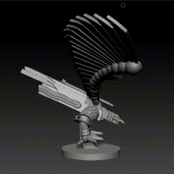 judas2.gif STL file JUDAS PRIEST - SCREAMING FOR VENGEANCE EAGLE・Design to download and 3D print