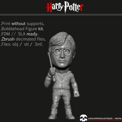 portada.gif STL file Harry Potter (bobblehead) pla kit・Template to download and 3D print, lacalavera