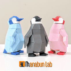 penguin_chick_gif.gif 🐧🐣Low Poly Penguin Chick Puzzle