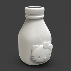 HelloKitty_Preview.66.gif STL file Hello Kitty Mug 3d Print-Ready Model・3D printing idea to download