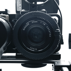 50mm_1.gif STL file GEAR RING FOR NIKON AI-S 50mm f1.8 NIKKOR・3D printing idea to download