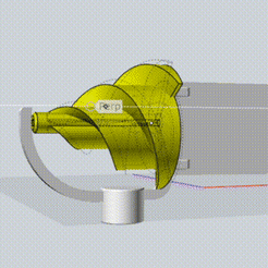 Produce_0 [640i]~1.gif Archivo STL gratis Molino de viento helicoidal・Diseño de impresión 3D para descargar