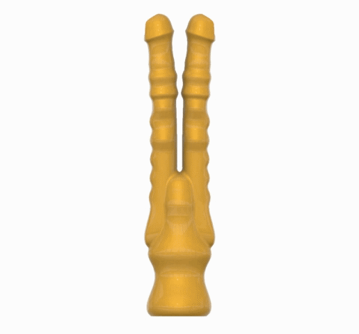 super extremal gigant dildo cock penis dick dong anus vagina extender twins  v03 3d print cnc - 3D model önizlemesi