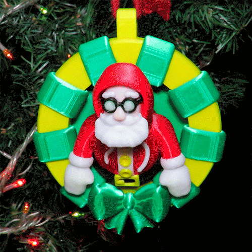 STL file CHRISTMAS SPHERE SANTA CLAUSE 🎄 (3MF)・3D printer design to ...