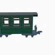 coach.gif H0e / OO-9 Set of 6 Field railway wagons