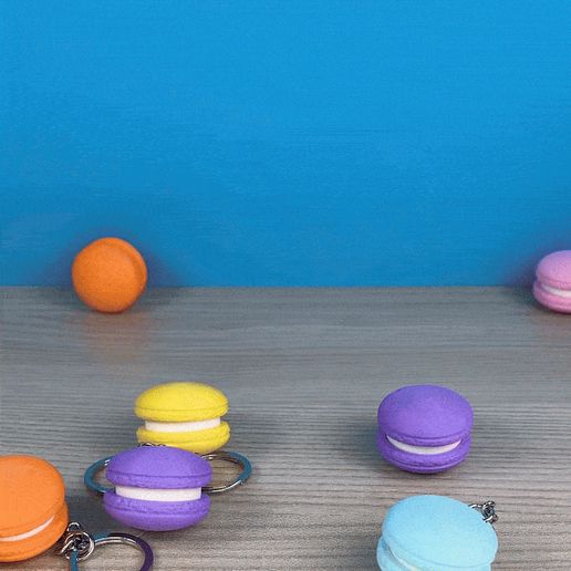 gif_2.gif Clicky Macaron Schlüsselanhänger ✨, Clicker-Spielzeug