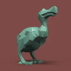 Гифка с Gifius.ru (2).gif STL file Dodo lowpoly・Model to download and 3D print, 3dpark
