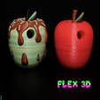 Apple-Eggs-Worm.gif Flex 3D Яблочные яйца с червяками