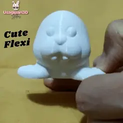 rv thy lellek la icjey cute Flexi 3D-Datei Flexi-Walross・Design für 3D-Drucker zum herunterladen
