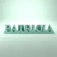 Patricia_Elegant.gif Patricia 3D Nametag - 5 Fonts