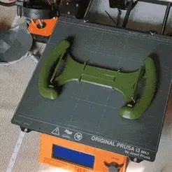 20230522_112630.gif STL file PIP Phone Steering Wheel (Print in Place!) (No Supports!) (Private Use)・3D printer design to download