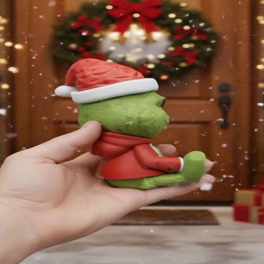 🎄 Grinch V2: The Enhanced Christmas Edition・ STL File for 3D printing・Cults