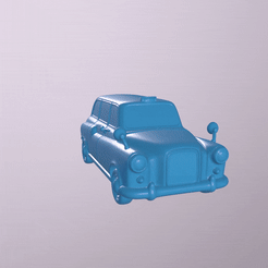 ezgif.com-gif-maker-44.gif OBJ-Datei Britisches Taxi・Design zum Herunterladen und 3D-Drucken, printinghub