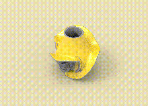 Organic Fold Sculptural Vase