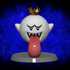 ZBrush-Movie-01.gif Fichier STL King Boo Ghost Mario Based・Idée pour impression 3D à télécharger