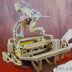 giphy.gif 3MF file Venom Snake Automaton・3D printer model to download, Soludus