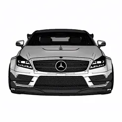 Mercedes-Benz-CLS-350-W218-tuned.gif Fichier STL Mercedes Benz CLS 350 W218・Design pour impression 3D à télécharger