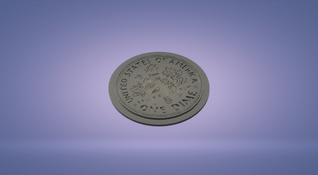 6.gif STL-Datei Wanddekorationsset Münzen von Amerika・3D-Druck-Idee zum Herunterladen, satis3d