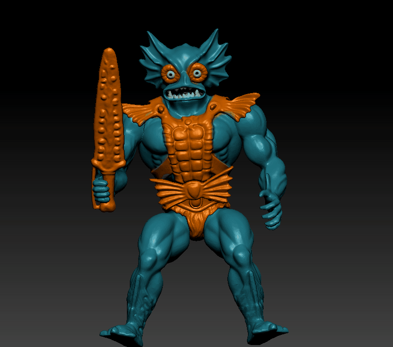 merman.gif 3D file Motu stile action figure・3D print design to download, DESERT-OCTOPUS