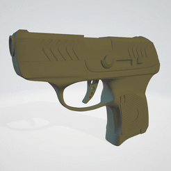 Ruger-LCP-copy.gif Файл STL Ruger LCP Пистолет Пистолет-тренажер Полуавтомат・Модель для загрузки и 3D-печати, sliceables