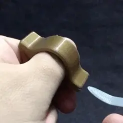 unnamed.gif Файл 3D Magic Trick - Sword Through Finger・Шаблон для 3D-печати для загрузки