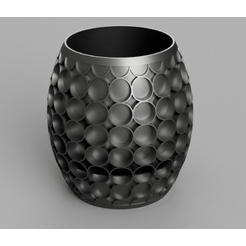 20220103_200243.gif Download STL file Circle Vase / Flower Pot • 3D printing design, asabatella
