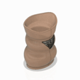 v302-1-gif.gif style vase cup vessel v302 for 3d-print or cnc