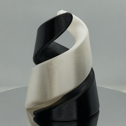 Twisting-Sculpture-Turntable-Cults.gif Free STL file Twisting Sculpture・3D print design to download
