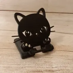 ezgif.com-optimize.gif Cell phone holder in the shape of a cat