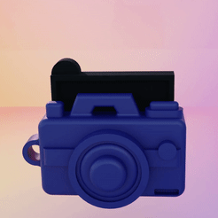ezgif.com-gif-maker.gif STL file Keychain Camera・3D printing idea to download
