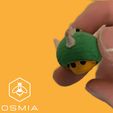 01.gif Fichier STL Porte-clés flexible Osmia Bowser Suit de Mario Games・Objet imprimable en 3D à télécharger