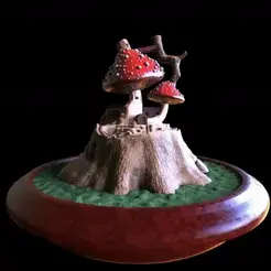 Untitled.gif STL file mushroom house - mushroom house・3D printing idea to download