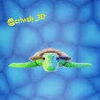 crlwaly-turtle.gif Articulated Sea Turtle - Flexi print in place