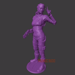 PeeBee.gif STL file Mass Effect Andromeda Peebee Statue・3D print model to download