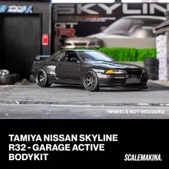 Cult3D_Nissan-Skyline-R32-Garage-Active.gif Nissan Skyline R32 1/24 - Garage Active Inspired Widebody kit
