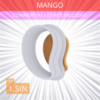 Mango~1.5in.gif Mango Cookie Cutter 1.5in / 3.8cm
