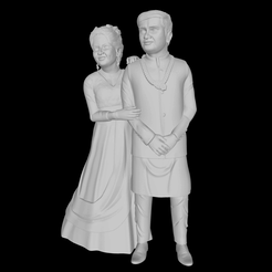 ezgif-3-b78bba59b5.gif STL file MATURE COUPLE #3 - BEAUTIFUL COUPLE - COUPLE- HUMANS - INDIAN COUPLE- RICH COUPLE- BUSINESS MAN - WEDDING COUPLE- BRIDE AND GROOM・3D printing idea to download