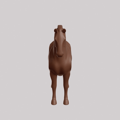 Minimalist Lusitano Horse Sculpture